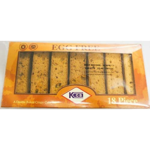 KCB Egg Free Rusk 18 Piece