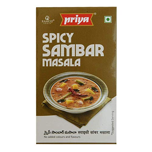 Priya Spicy Telugu Sambar Masala 50 Gram