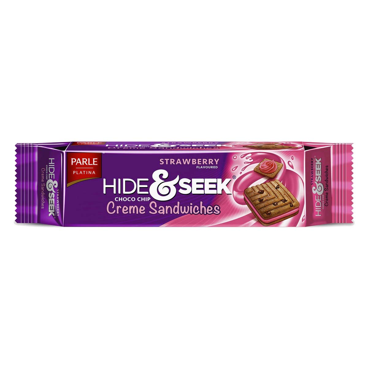 PARLE hide& seek fab strawberry biscuits