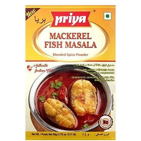Priya Mackarel Fish Masala 50 Gram