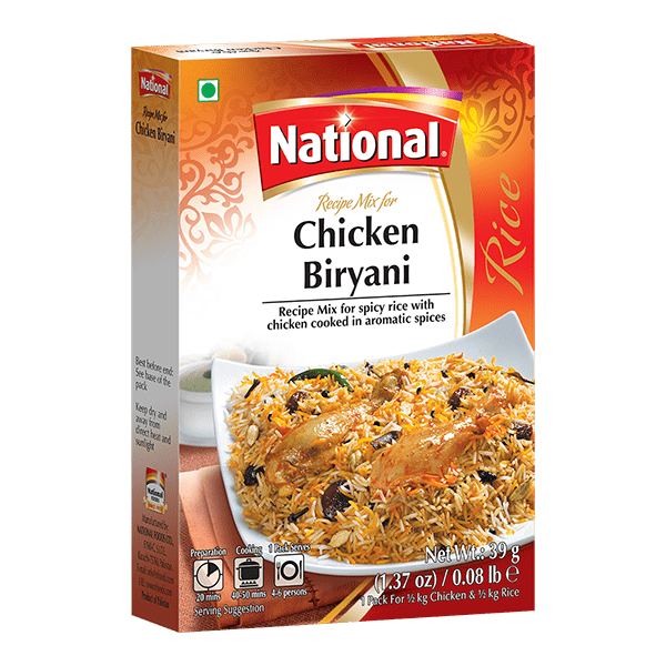 National Chicken Biryani 39g