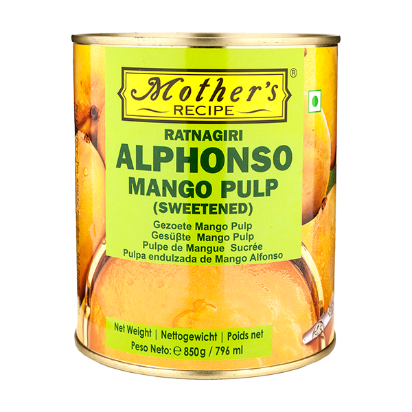 MOTHER'S RECIPE Alphonso Mango Pulp 850 Gram