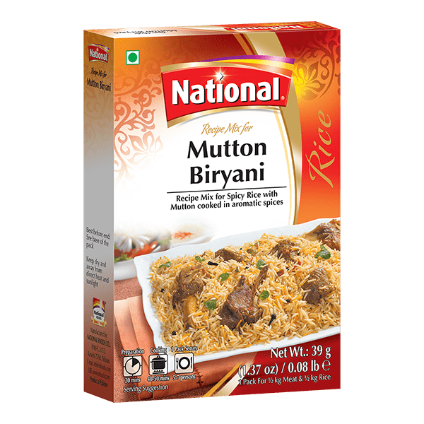 National Mutton Biryani 39g