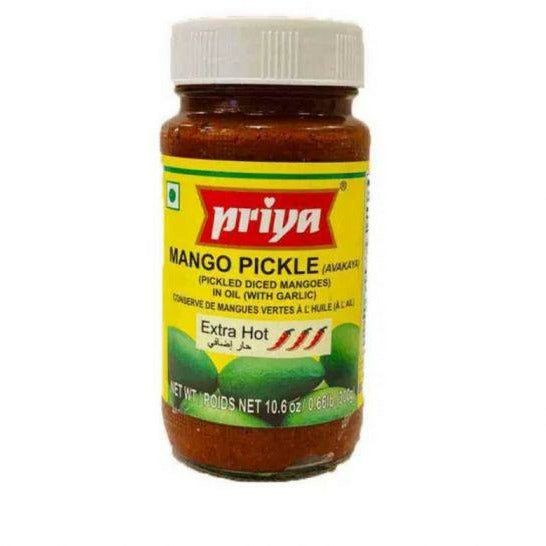 Priya Extra Hot Mango Pickle 300 Gram