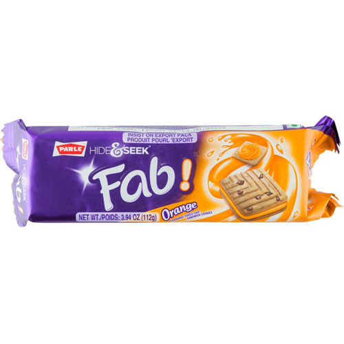 Parle Hide & Seek Fab Orange 112 Gram