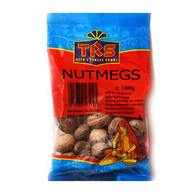 TRS Nutmeg Whole 100 Gram